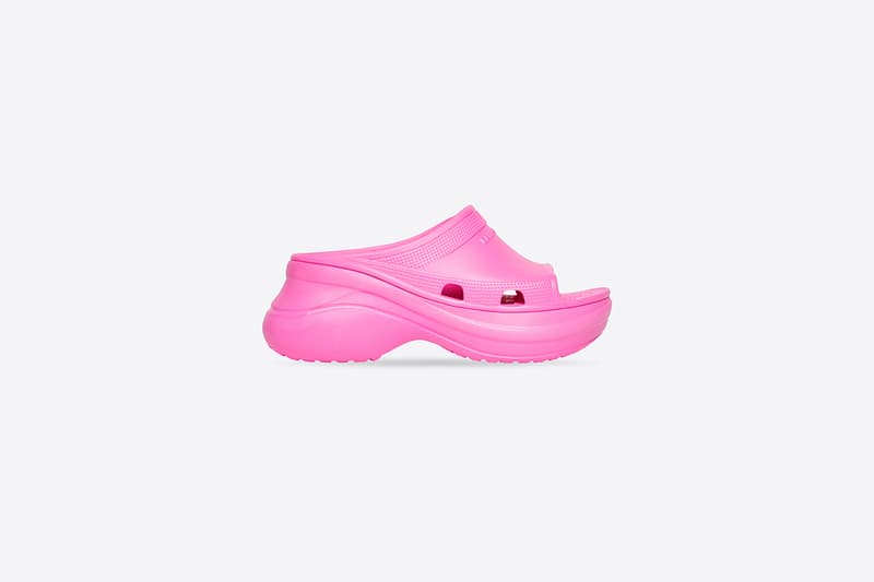 balenciaga demna gvasalia crocs pool slides shoes