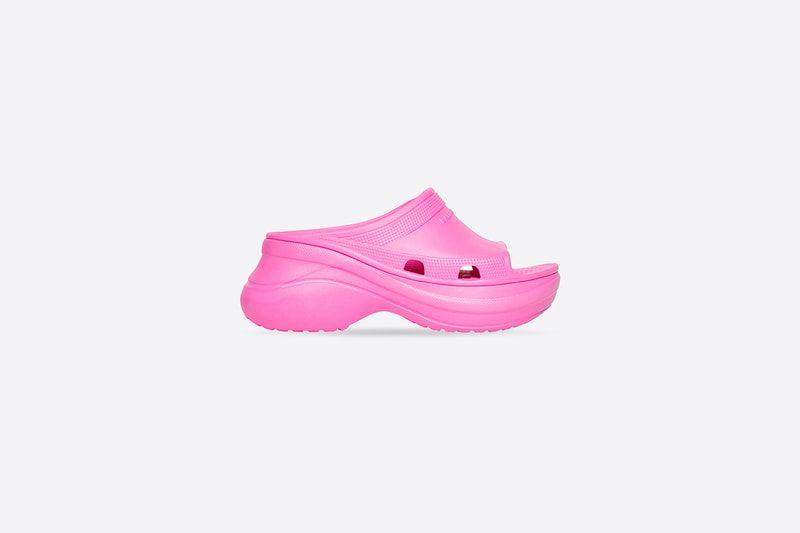 balenciaga demna gvasalia crocs pool slides shoes