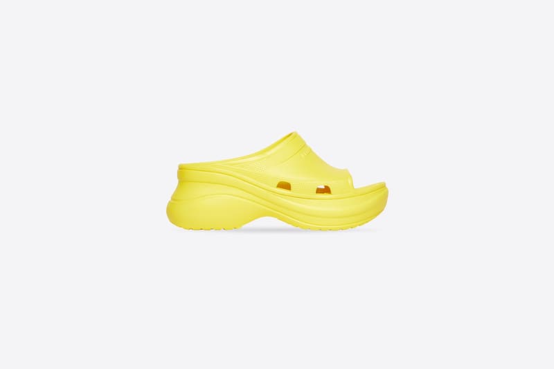 balenciaga demna gvasalia crocs pool slides shoes