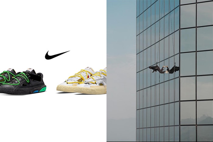 映著天空為背景:Virgil Abloh 設計的 Off-White x Nike Blazer Low 形象照公開!