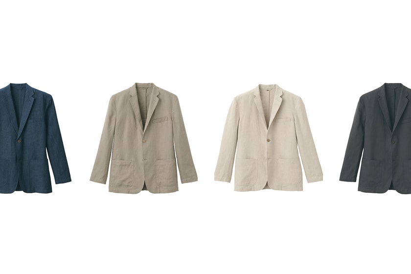 MUJI linen shirt Linen Blazer