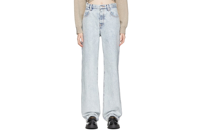 loose straight-leg jeans 2022 ss Outfit Idea