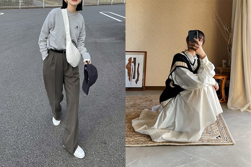 Japanese Girl Instagram Outfit Inspiration m we 2022 SS