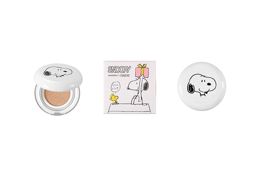 2022 innisfree x Peanuts no-sebum mineral powder Cushion