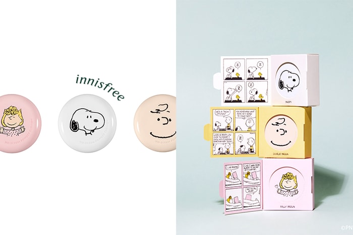 蜜粉、氣墊粉餅 ... 直接放入購物清單!innisfree x Peanuts 聯名彩妝驚喜登場!