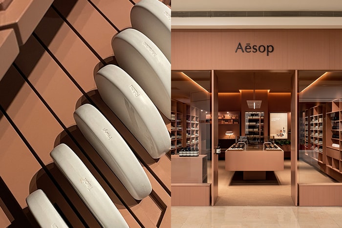 走進溫暖的珊瑚粉 Aesop 新店舖，首座「藏香櫃」讓你找到最適合的香氛！
