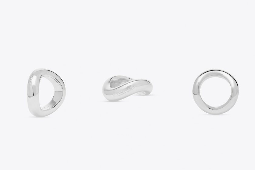 balenciaga 2022 ss acc earrings rings simple