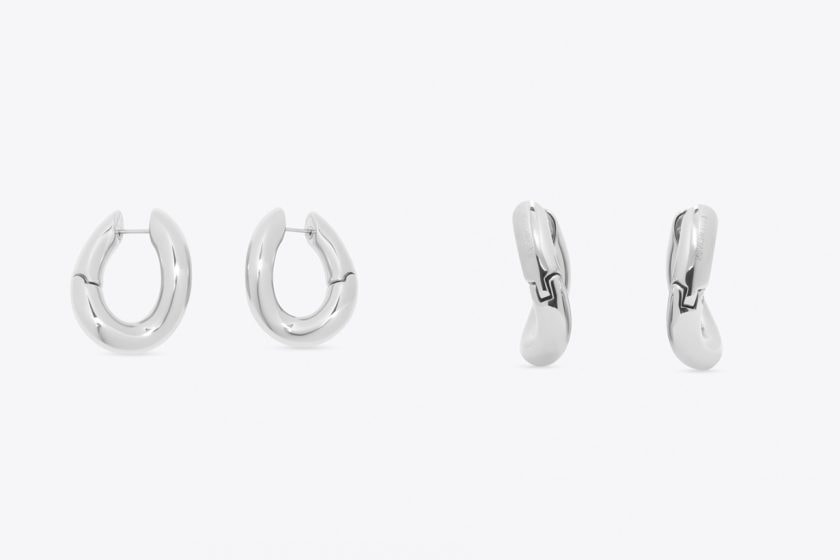 balenciaga 2022 ss acc earrings rings simple 