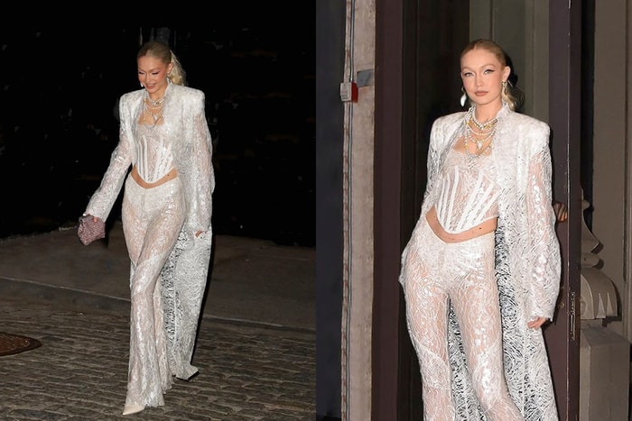 仙氣也能很性感:Gigi Hadid 生日派對上,這一襲 Dion Lee 美翻天!