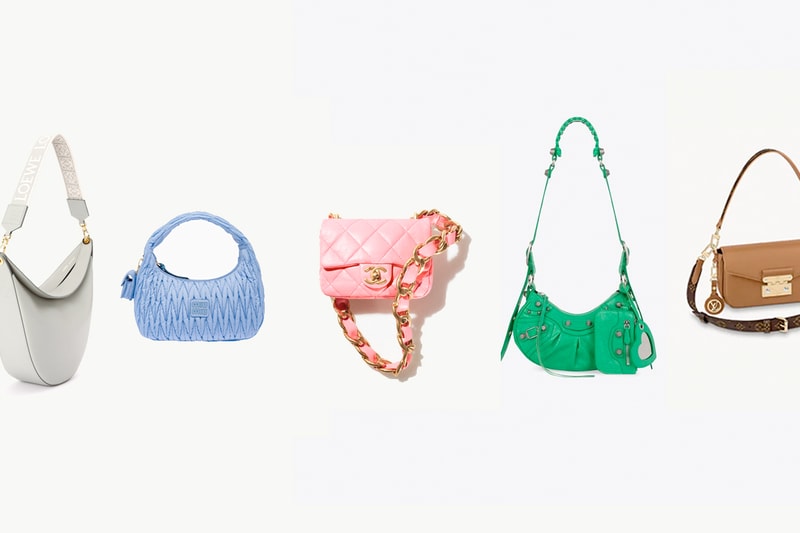 louis vuitton chanel loewe balenciaga handbag arm hobo mini