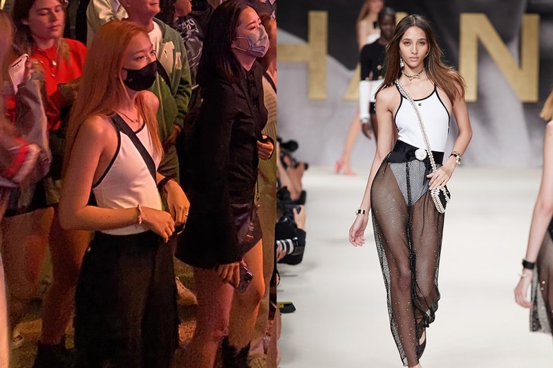 BLACKPINK Jennie Chanel swimsuit Coachella 2022