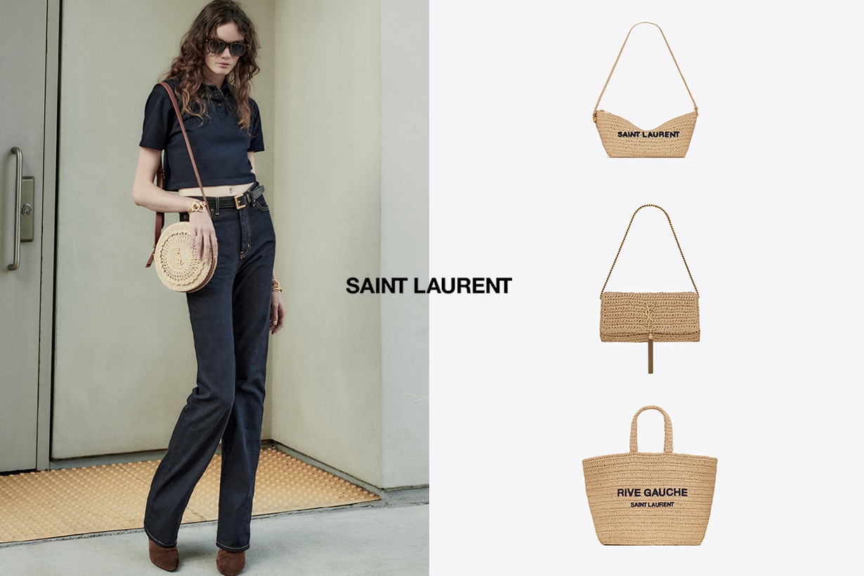 Saint Laurent RAFIA handbags 2022ss
