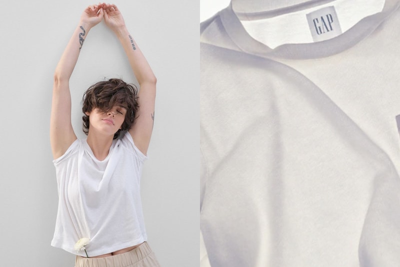 gap t-shirt heavy summer 2022 basic
