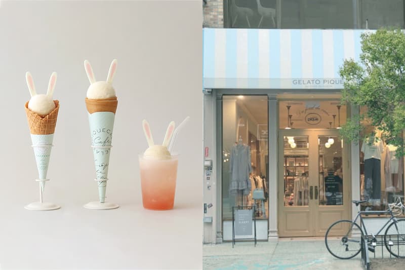 Gelato Pique Café rabbit panda limited dessert flavor ice cream crepe drink 2022