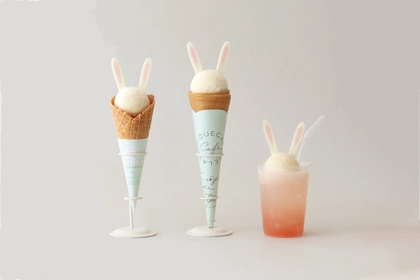 Gelato Pique Café rabbit panda limited dessert flavor ice cream crepe drink 2022