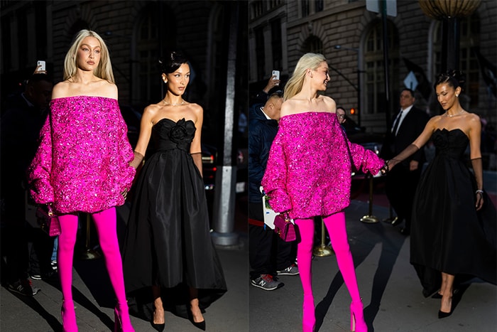 平分秋色的姐妹:Kate Moss 也退讓三分!白髮 Gigi Hadid 與黑髮 Bella Hadid 攜手搶奪焦點