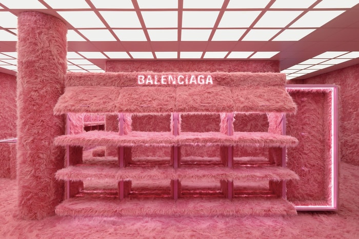 走進毛絨絨粉色空間，Balenciaga Le Cagole 系列倫敦期間限定店！