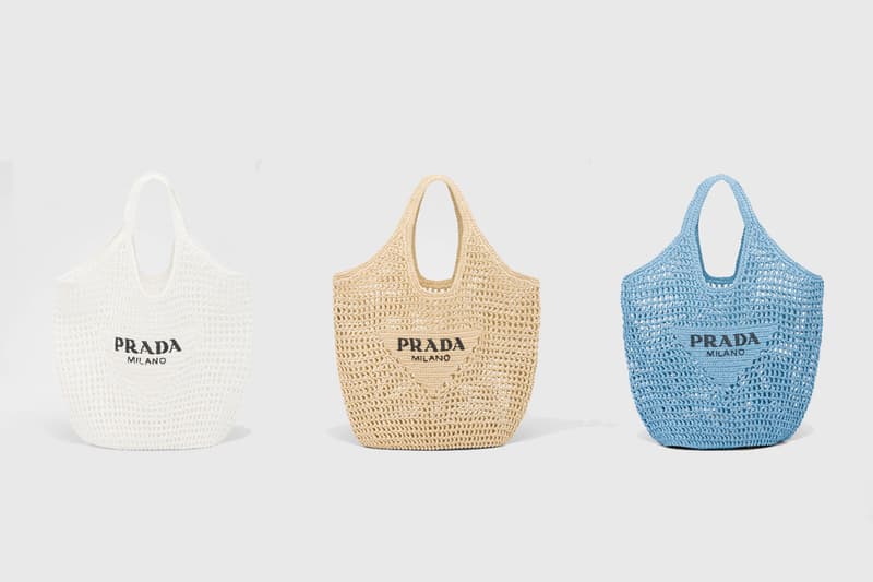 prada raffia bag 2022 ss sold out