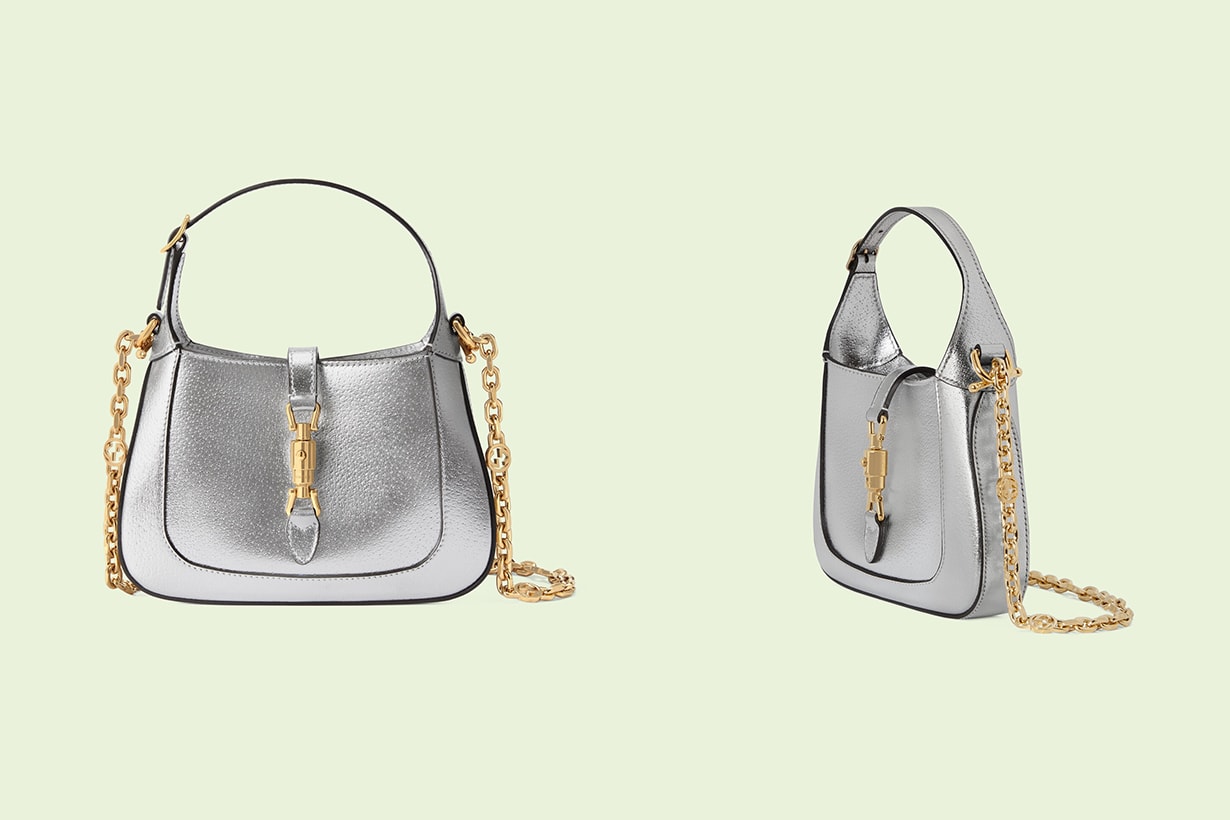 gucci ss22 Bamboo 1947 Mini Top Handle Bag Jackie 1961 Lamé Mini Bag