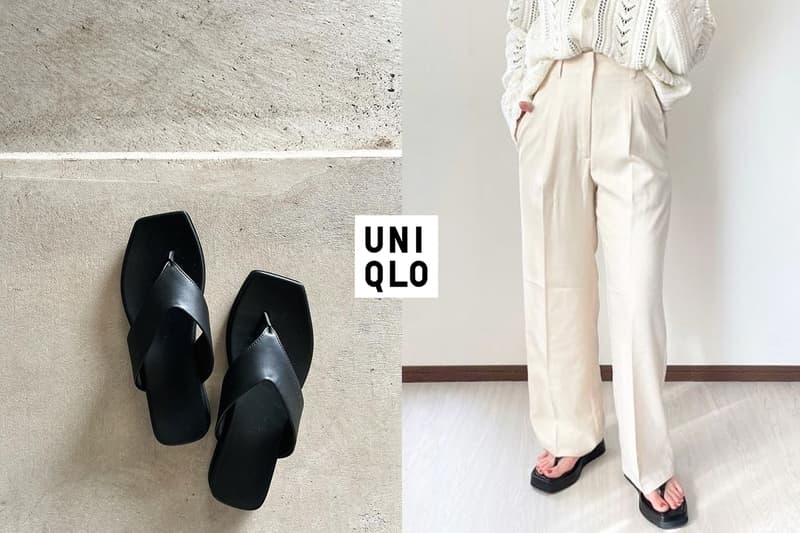 UNIQLO thong sandals 2022 shoes