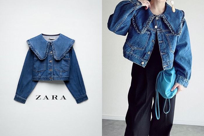休閒可愛又顯腿長：Zara 這件短版翻領牛仔外套得到日本女生的一致好評！