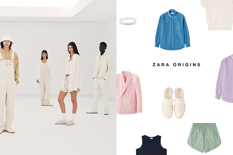 zara origins second monotone basic minimal simple release 2022