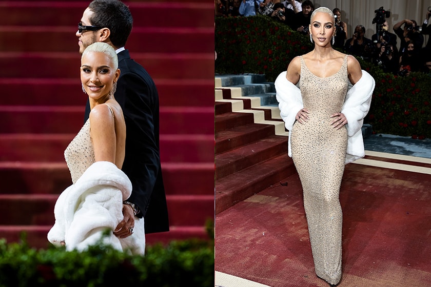 Kim Kardashian Marilyn Monroe dress Met Gala 2022 