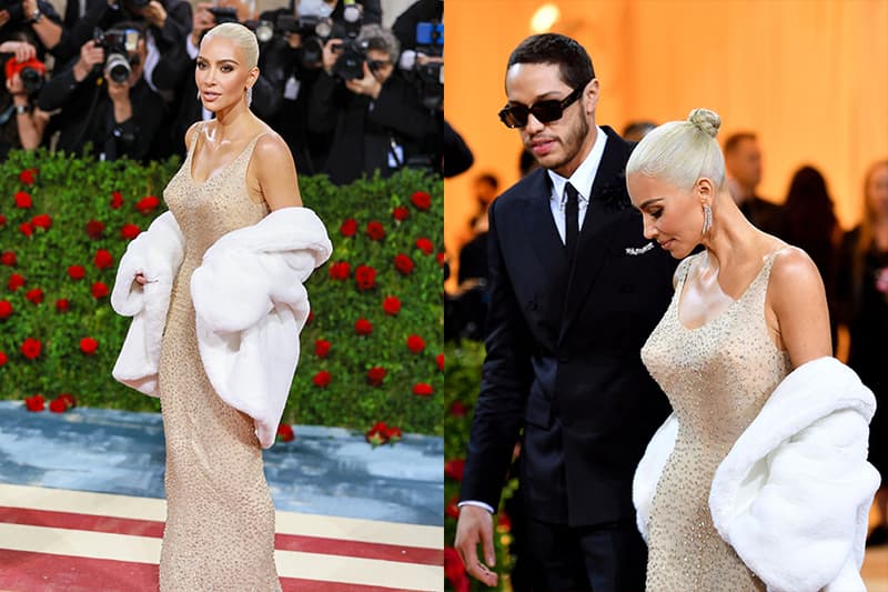 Kim Kardashian Marilyn Monroe dress Met Gala 2022 