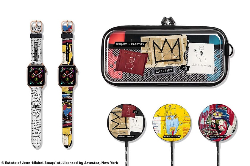 CASETiFY x Jean-Michel Basquiat Evil Thoughts Warrior iPhone Case AirPods Case