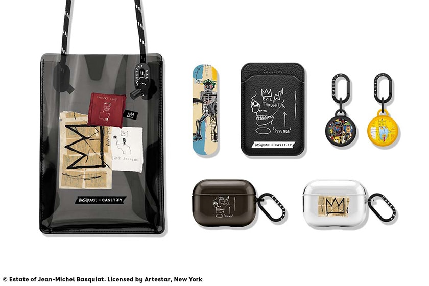 CASETiFY x Jean-Michel Basquiat Evil Thoughts Warrior iPhone Case AirPods Case