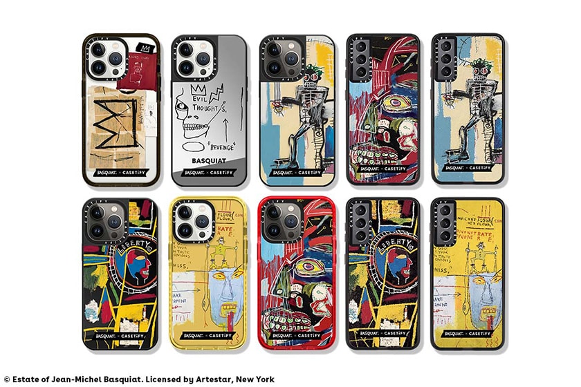 CASETiFY x Jean-Michel Basquiat Evil Thoughts Warrior iPhone Case AirPods Case