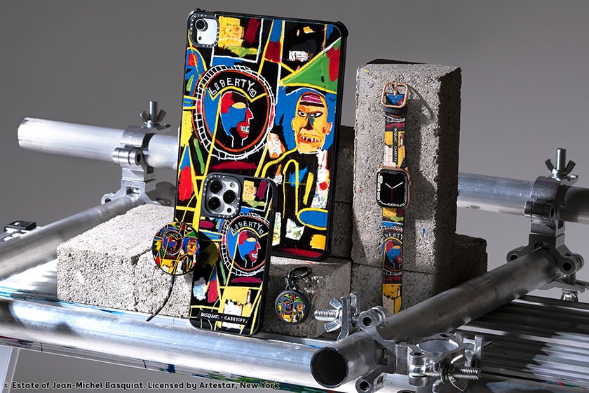 CASETiFY x Jean-Michel Basquiat Evil Thoughts Warrior iPhone Case AirPods Case