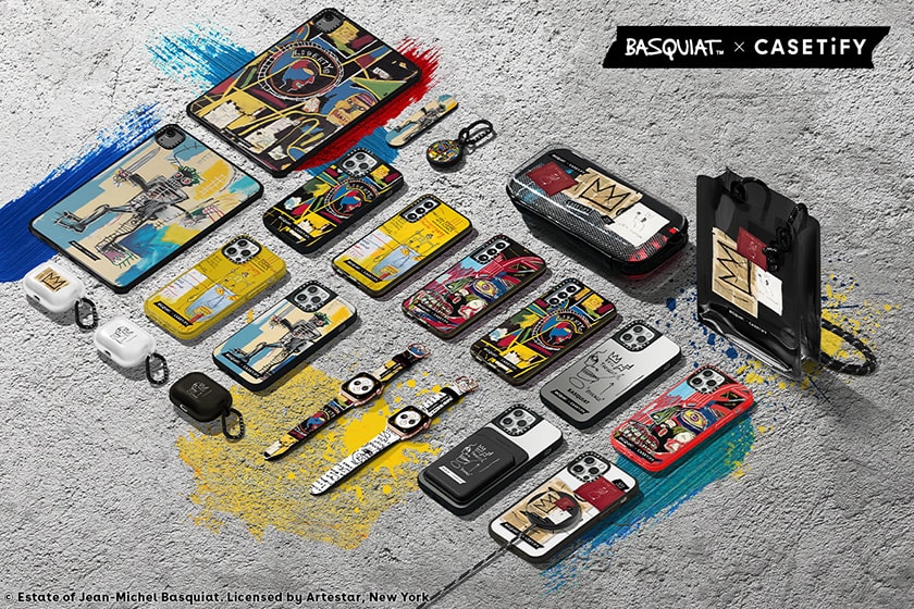 CASETiFY x Jean-Michel Basquiat Evil Thoughts Warrior iPhone Case AirPods Case