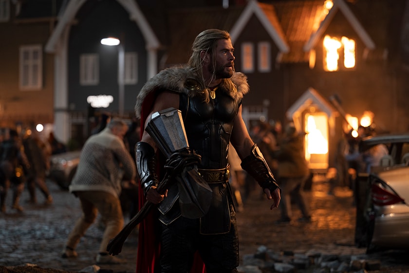 Thor Love and Thunder Chris Hemsworth Christian Bale Natalie Portman Russell Crowe