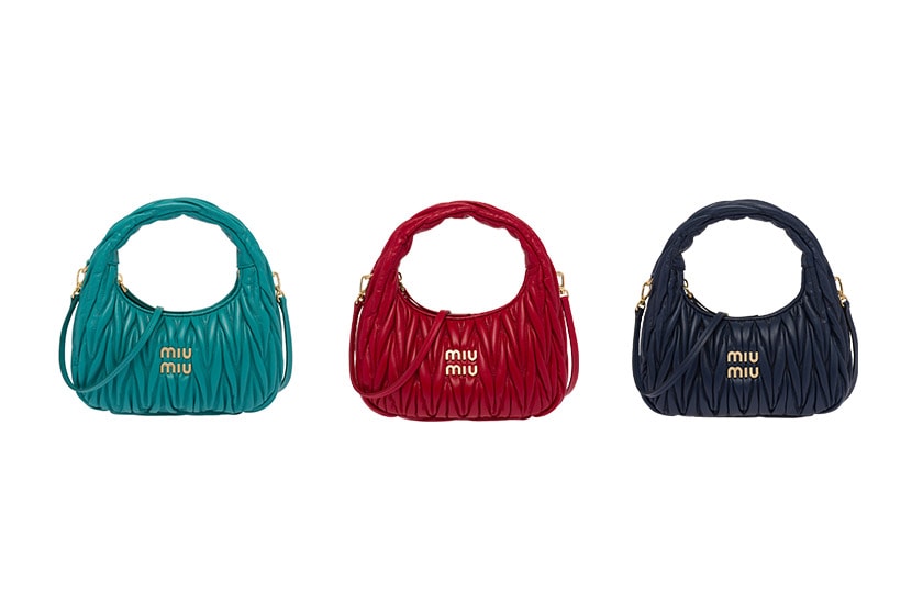 Miu Miu Miu Wander Handbags Miuccia Prada 2022 summer It Bag