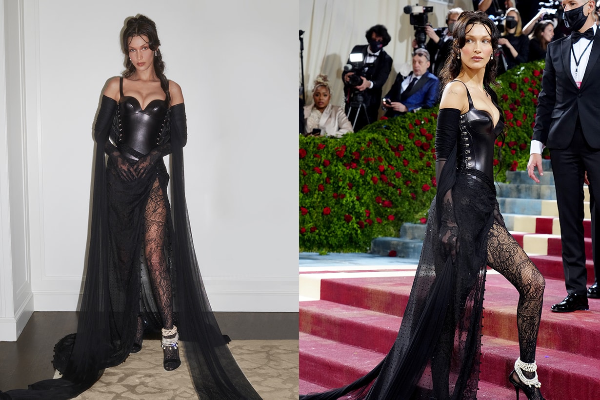 Met Gala 2022 Gigi Hadid Bella Hadid Red Carpet Look