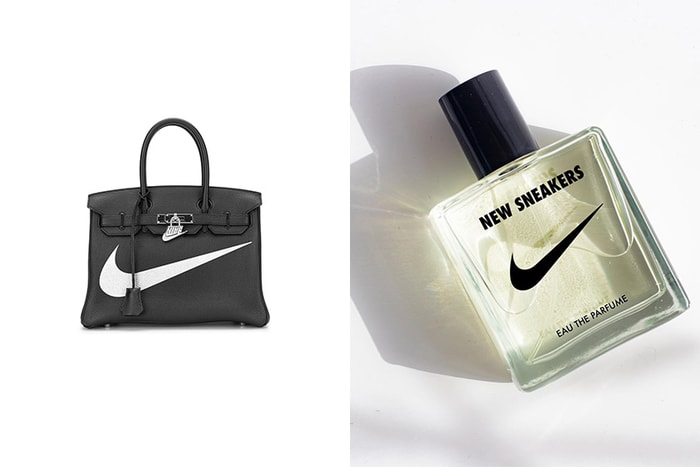 對 Nike 聯名的奇思異想：Davide Perella 無所不在的 Swoosh 勾勾太可愛了！