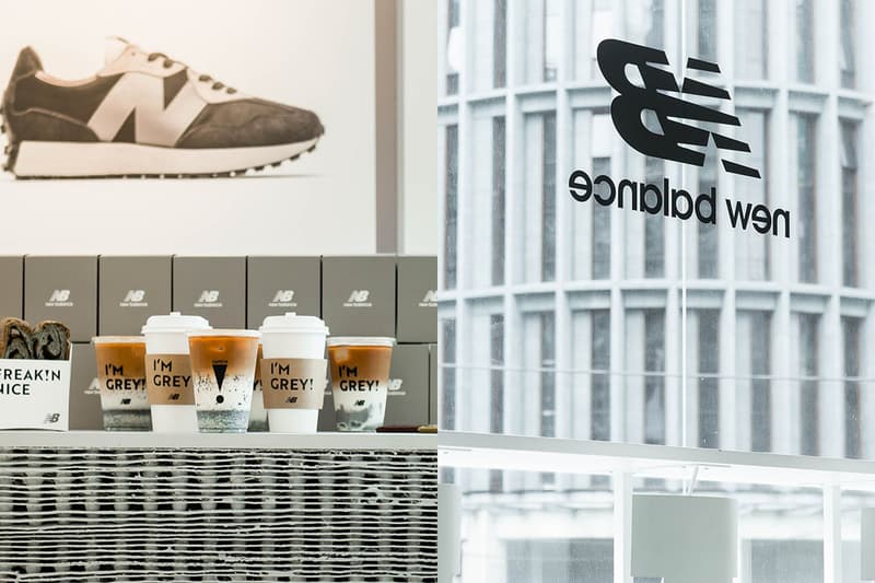 new balance grey day cafe!n limited exhibition where when coffe toast classic