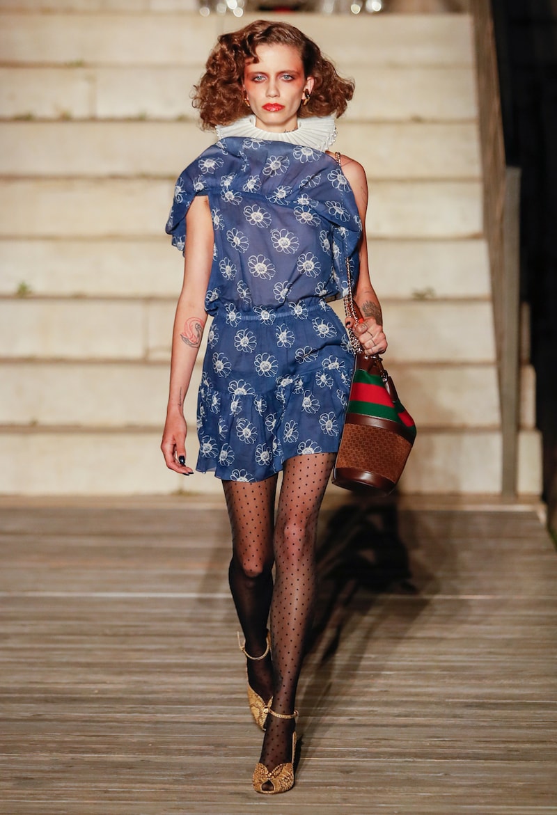 gucci COSMOGONIE alessandro michele runway show all looks story behind detail