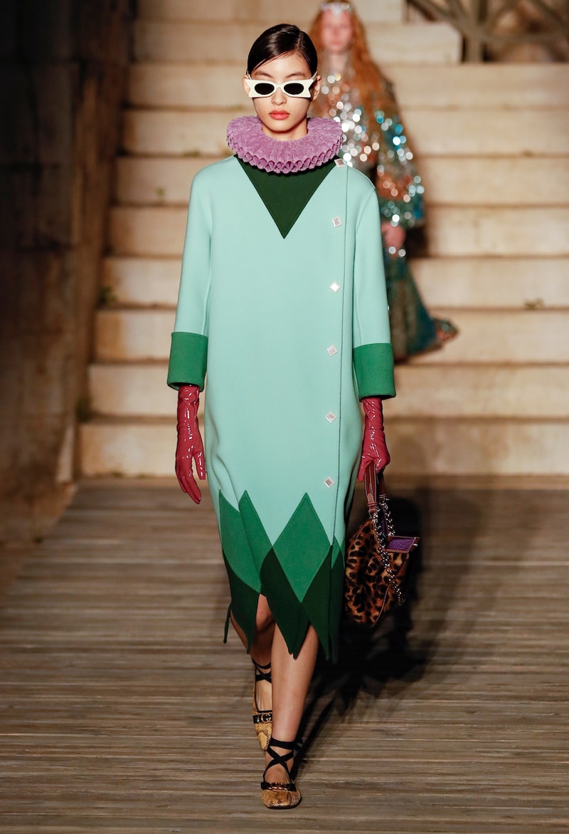 gucci COSMOGONIE alessandro michele runway show all looks story behind detail