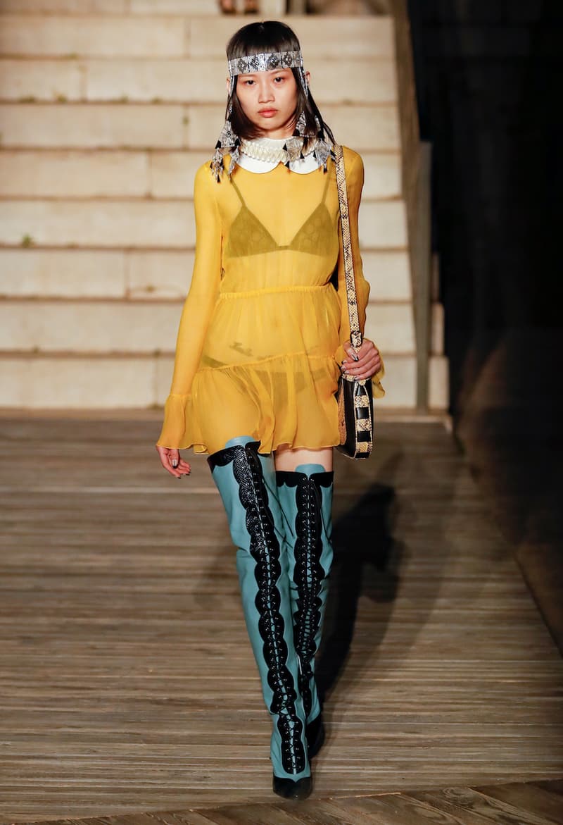 gucci COSMOGONIE alessandro michele runway show all looks story behind detail
