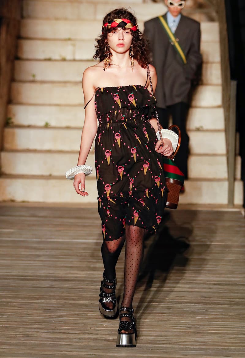 gucci COSMOGONIE alessandro michele runway show all looks story behind detail