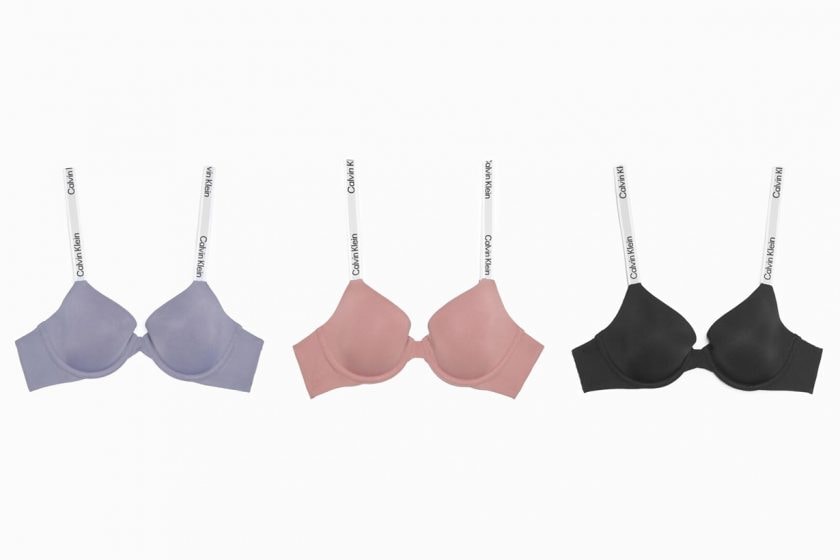 Calvin Klein Tailored Logo demi bra two ways wirefree