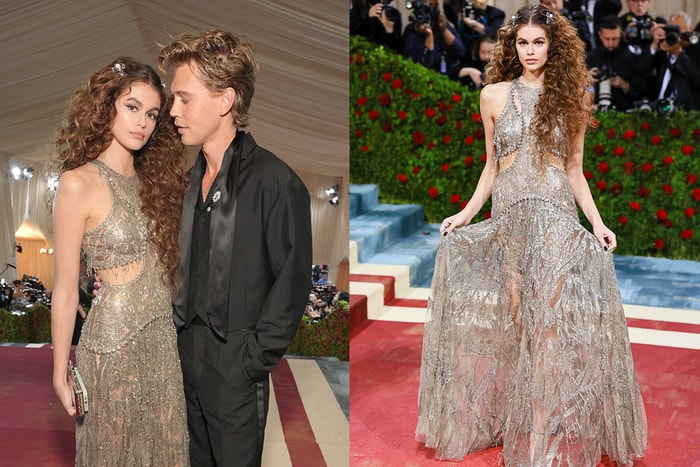 #2022 Met Gala:紅毯最美的 Kaia Gerber,偷偷被捕捉到甜蜜一吻!