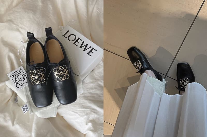 LOEWE Anagram Derby Shoes 2022