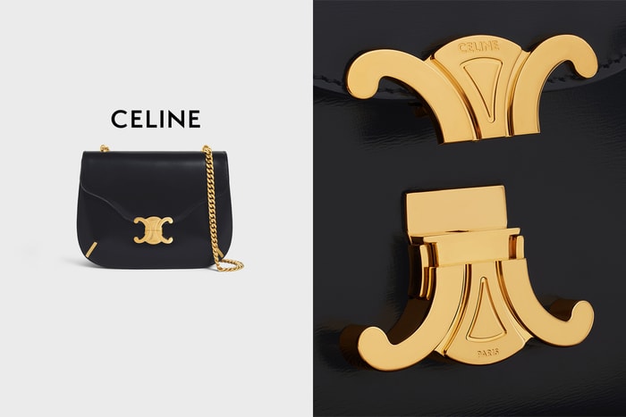 渾然天成的高級:CELINE 這枚全新手袋,弧形扁身輪廓格外吸引!