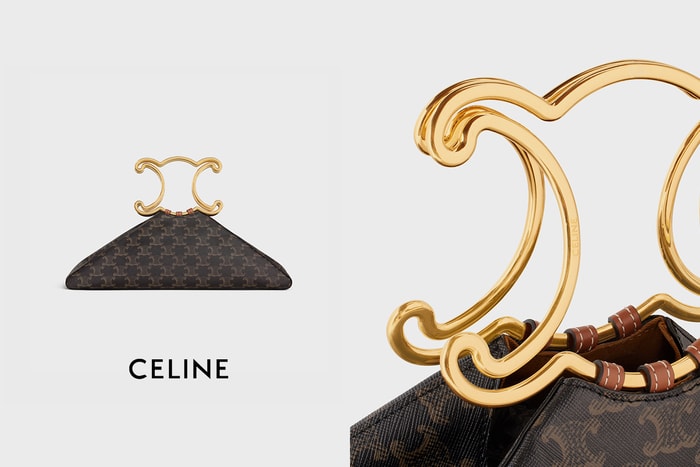 CELINE 本季最絕美獨特手袋:三角包身+空心 Triomphe 提手!