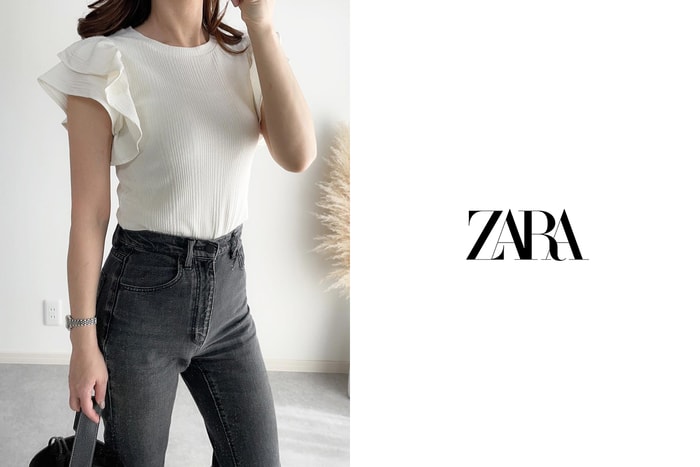 可甜可帥又可藏肉:ZARA 荷葉邊 T 恤,完美修飾肉肉手臂!