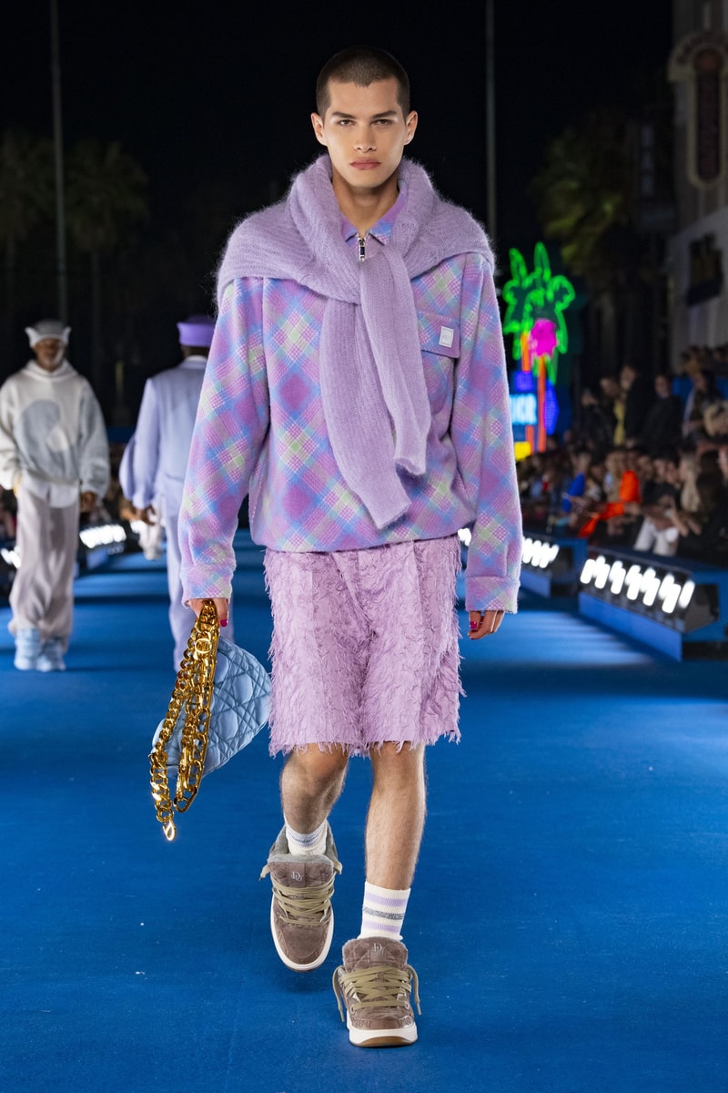 DIOR Spring 23 show Kim Jones ERL Saddle Bag