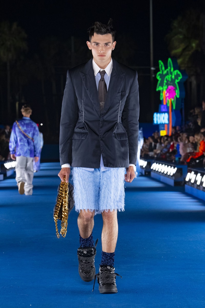 DIOR Spring 23 show Kim Jones ERL Saddle Bag